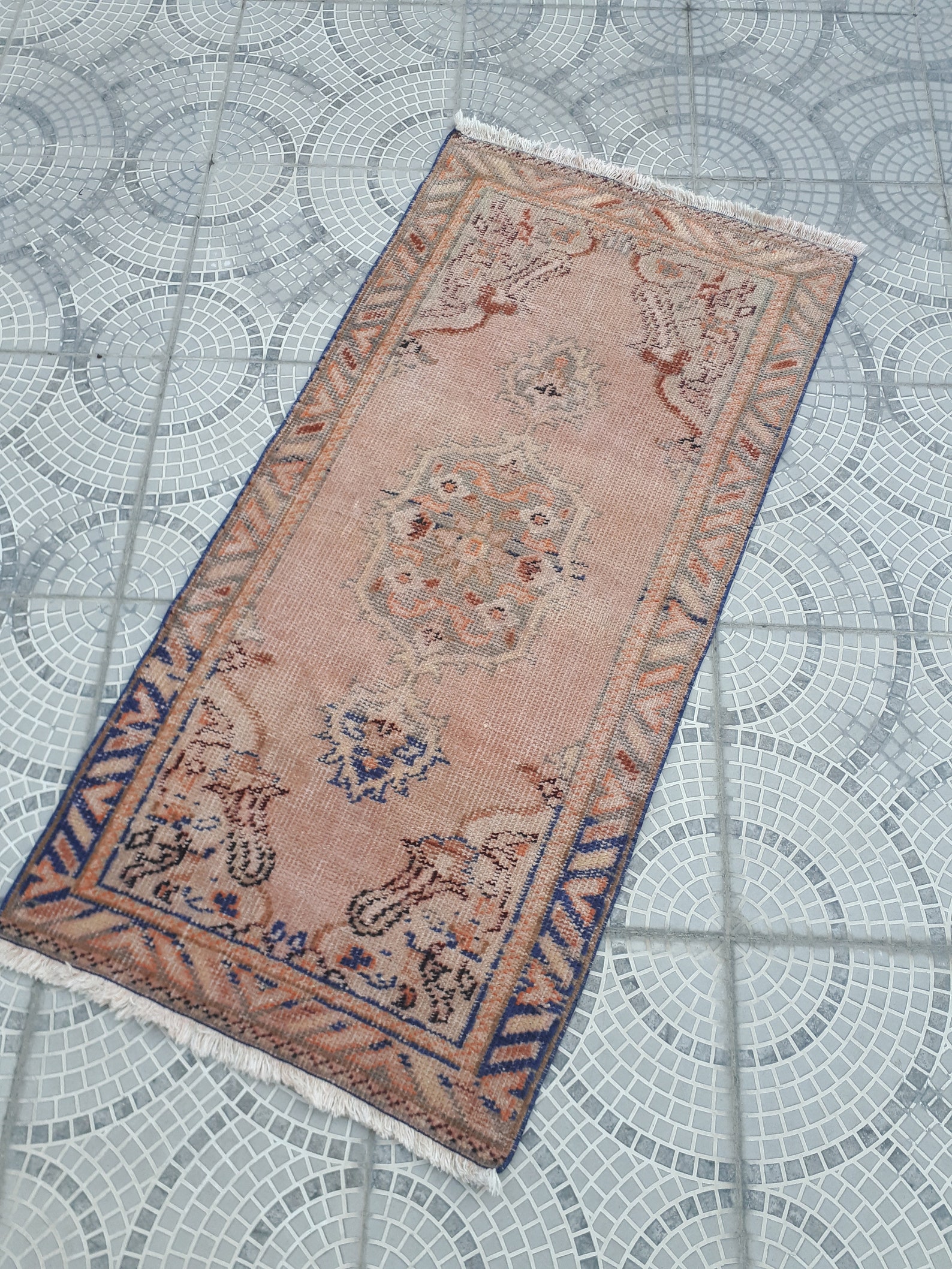 3x5 Vintage Kitchen Rug Oushak Rug Turkish Rug Persian Rug Etsy