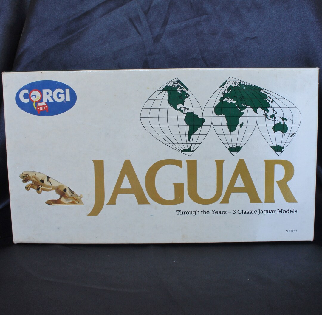 Corgi Jaguar Through the Years, 3 Classic Jaguar Models, 97700 - Etsy