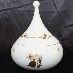 Bjorn Wiinblad for Rosenthal Porcelain Lidded Romance Sweet/Candy Bowl