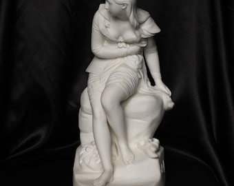 Minton Parian Figurine DOROTHEA by John Bell 1850, 14.5&quot; tall