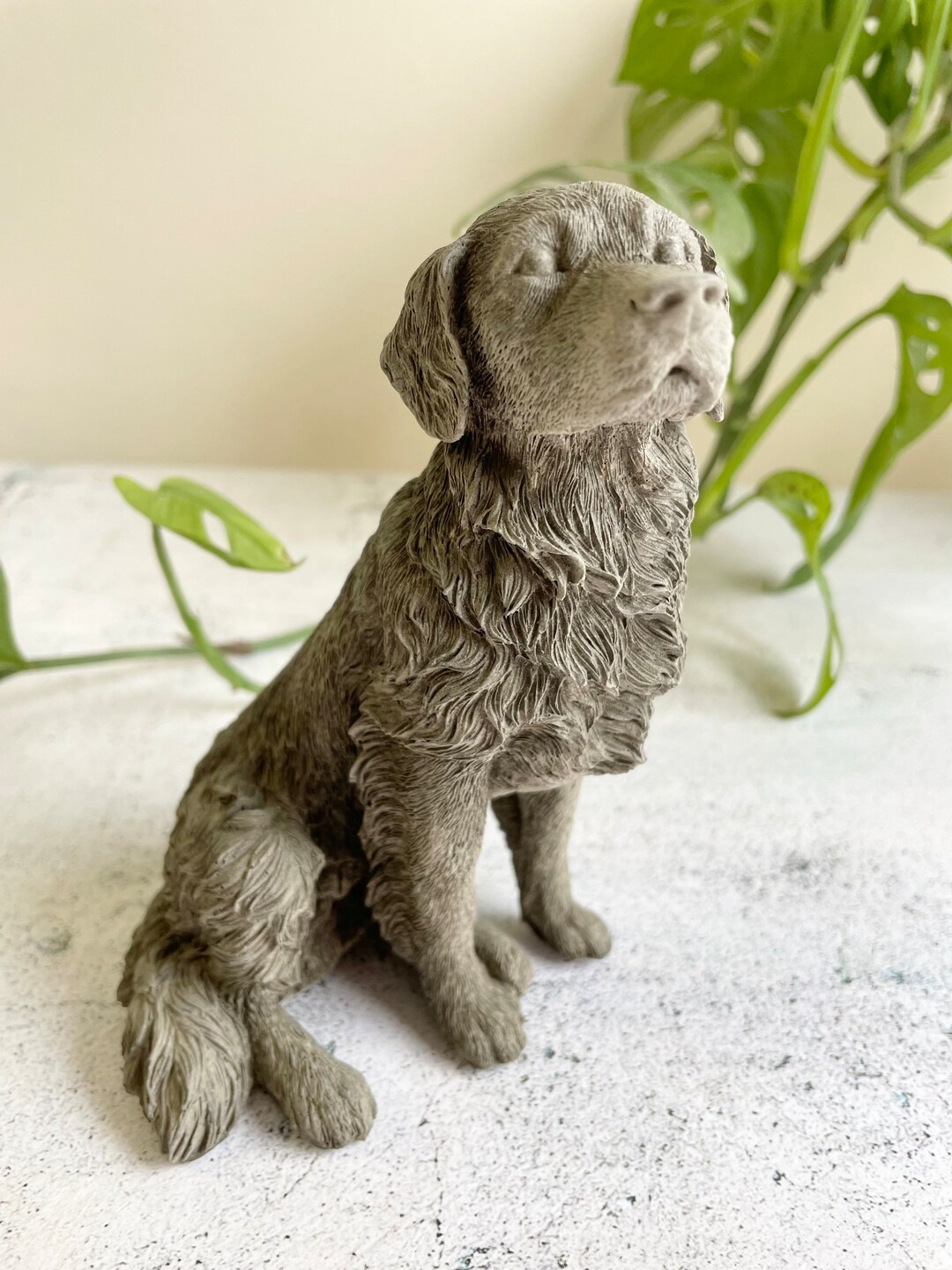 Concrete Golden Retriever Statue Pet Memorial Pet Loss Etsy