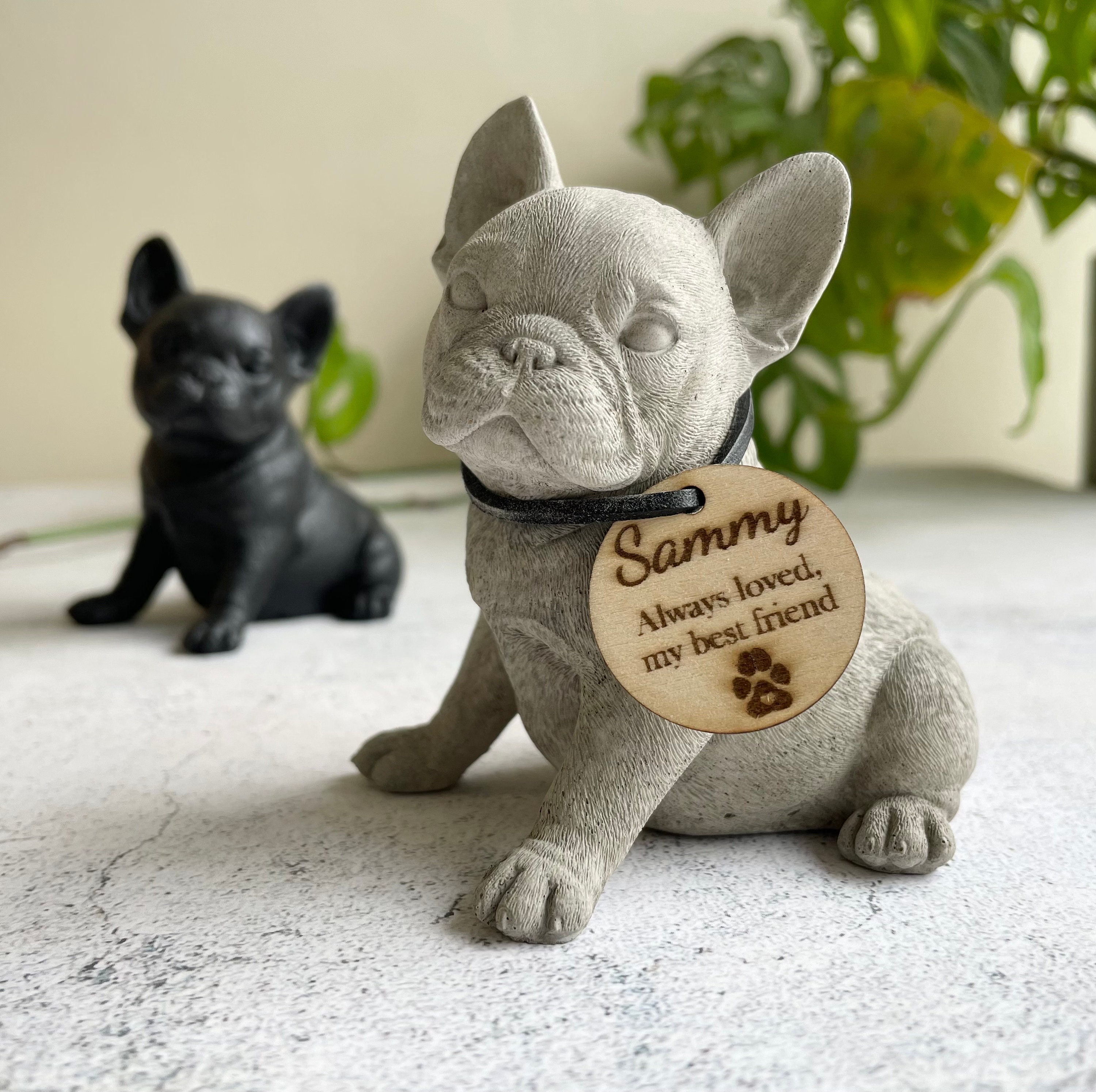 French Bulldog Small Puppy Figurine Dog Sitting Resin Home -  Portugal