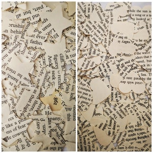 Lord of the Rings Wedding Table Confetti Decoration Hearts and Stars/Hobbit Fantasy Bookworm Decorations/Elven Magical Fandom Geeky Decor