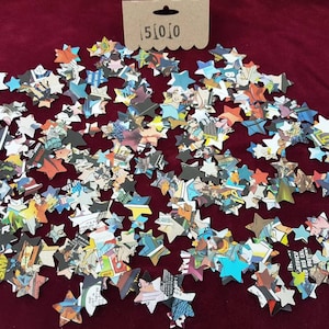 Marvel Comic Book Page Wedding Table Confetti Decoration Hearts and Stars/Superhero Fandom Retro Party Supplies/Fantasy Comics Decorations image 5