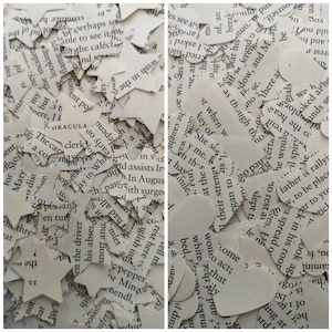 Dracula Page bruiloft tafel confetti decoratie harten en sterren/klassieke vampier goth decoraties/whitby gotische literatuur decor/horrorfeest