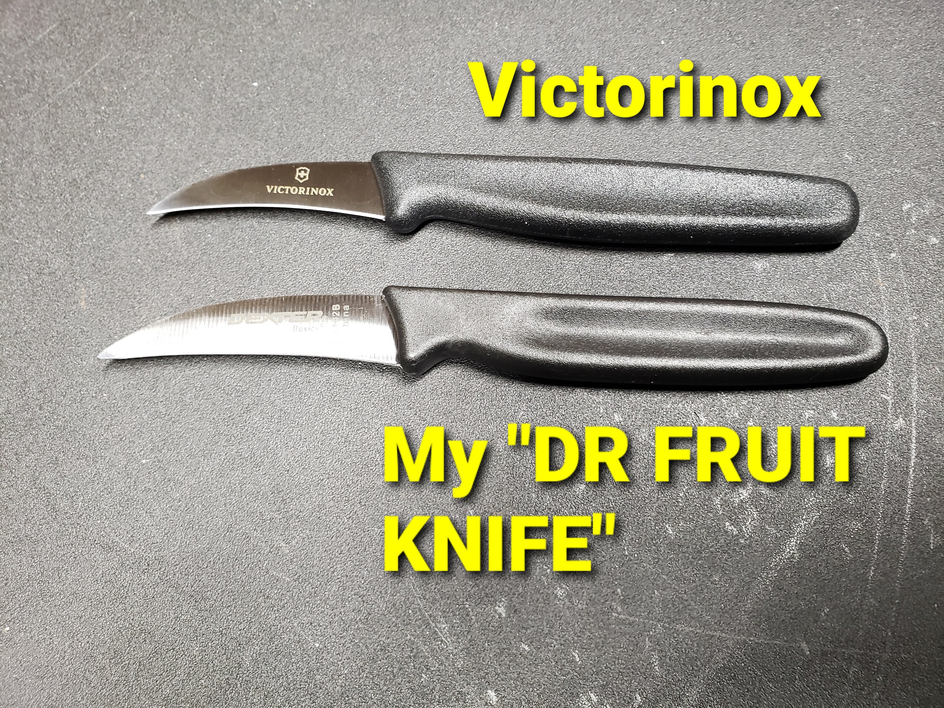 Modified Victorinox Fruit Knife