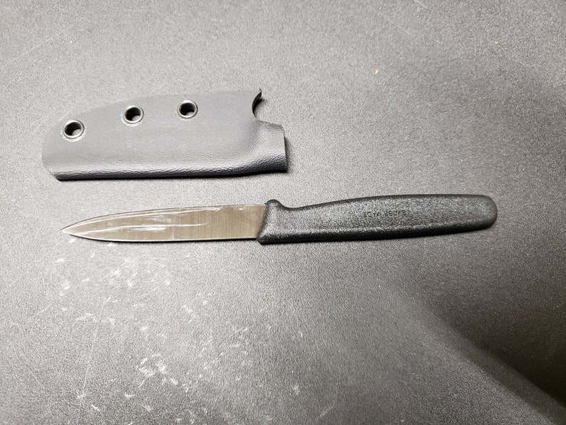 Etui Kydex UNIQUEMENT pour couteau d'office Victorinox 3,25 pouces ou Opinel 112 couteau non inclus spécifique au modèle image 5