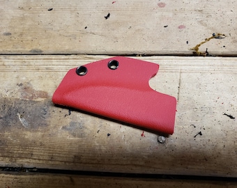 Pikal Knife Red Kydex SHEATH ONLY for 5mm Acrylic Trainer for Victorinox 2.5-inch Bird's Beak Paring / Fruit Knife