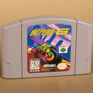 Vintage N64 Nintendo Extreme G racing game *not a reproduction*