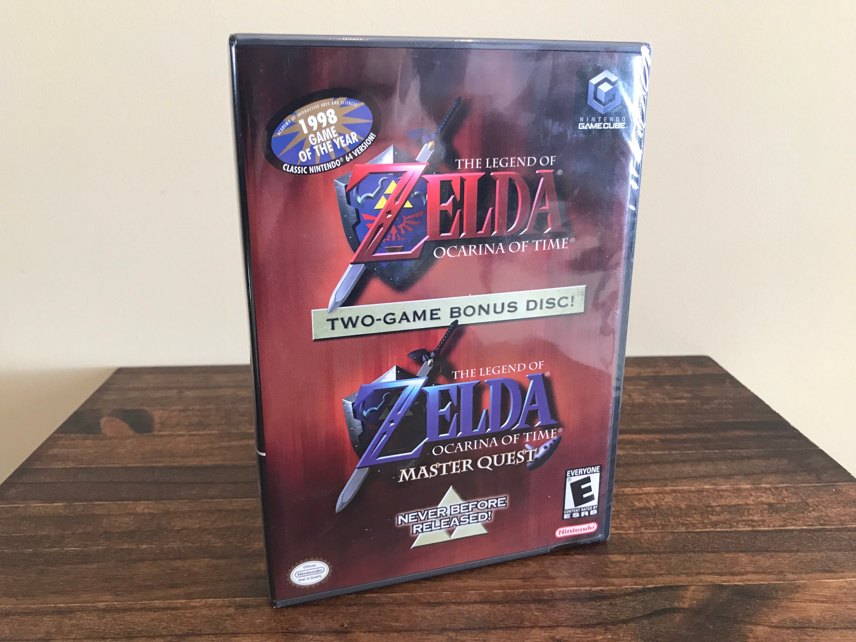 Zelda Ocarina Of Time / Master Quest GameCube COMPLETE Game Cube US -Works  Great