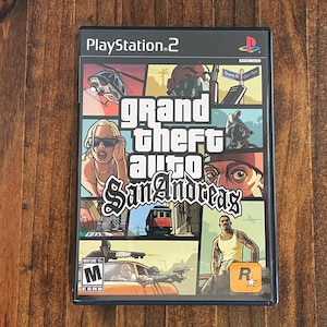 GTA San Andreas Poster Adesivo A3 (29,7x42cm), GTA SA, Grand Theft Auto  GAME JOGO