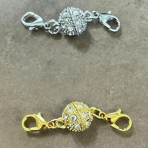 Magnetic Clasp with Lobster Claw Hooks Set