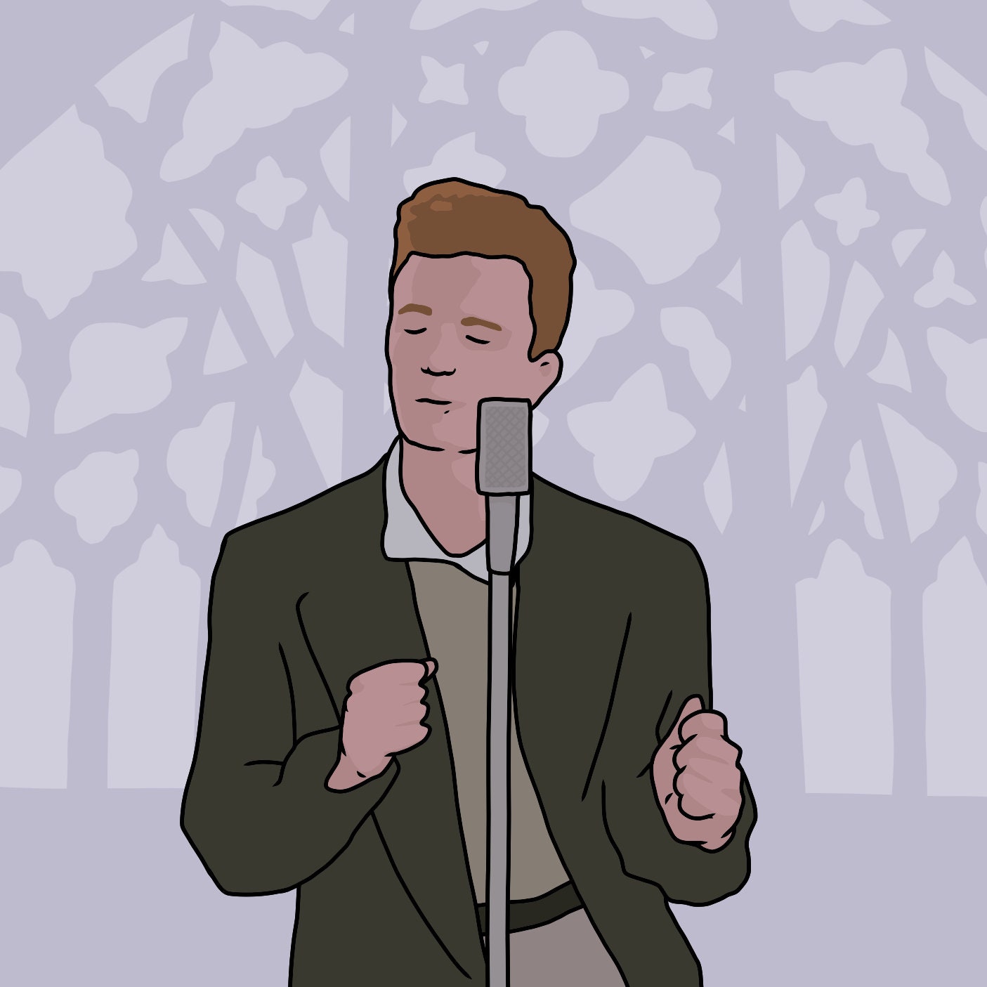 Rick Roll School Paper Clipart