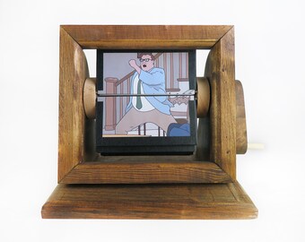 FARLEY Flipbook -- Framed, Wood -- Chris Farley, Saturday Night Live