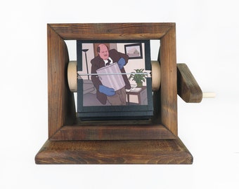 KEVIN CHILI Flipbook -- Framed, Wood -- The Office, Kevin Malone