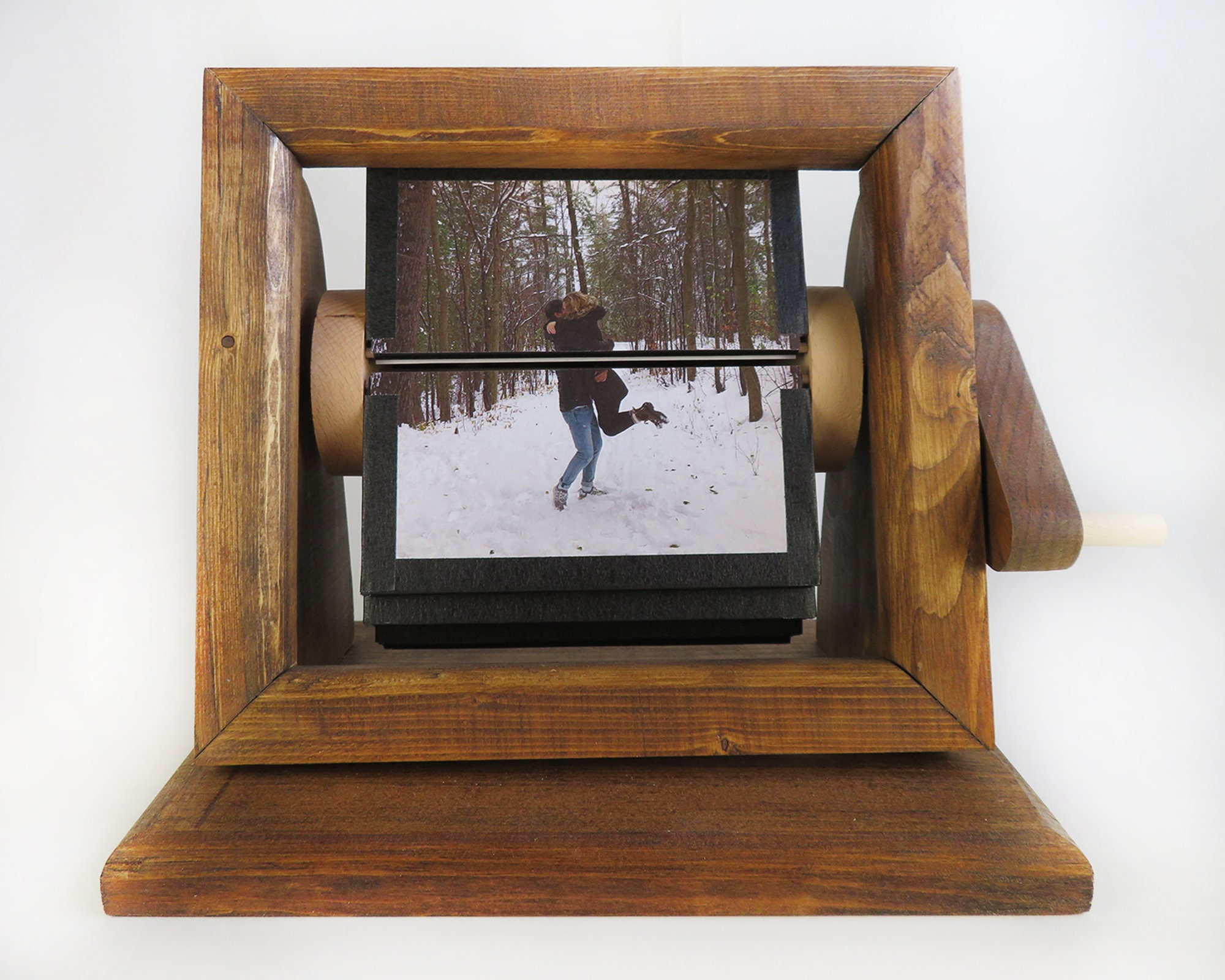 CUSTOM Flipbook Wooden Flipbook Frame Animated Flipbook Etsy