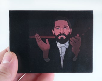 SHIA LABOEUF FLIPBOOK -- Paper, 3" x 4", 32 Page Flip Book