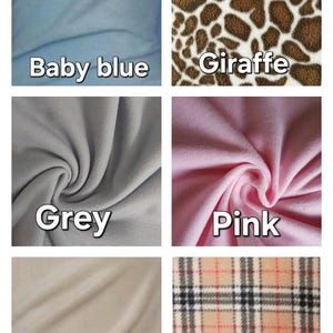 Puppy Italian Greyhound vest in polar fleece afbeelding 13