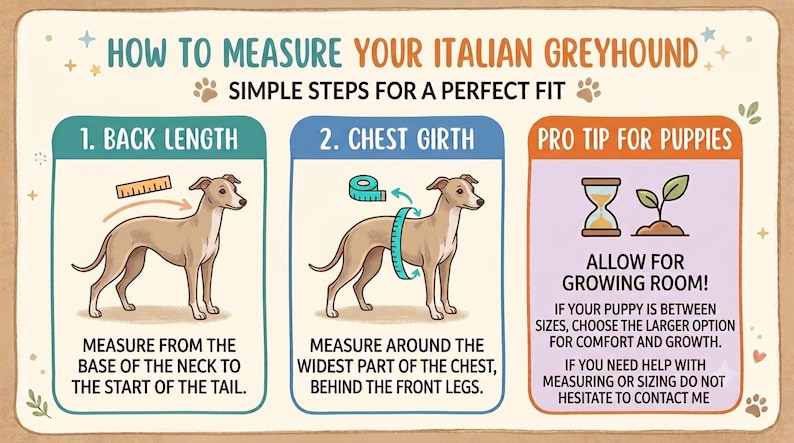 Puppy Italian Greyhound vest in polar fleece afbeelding 5