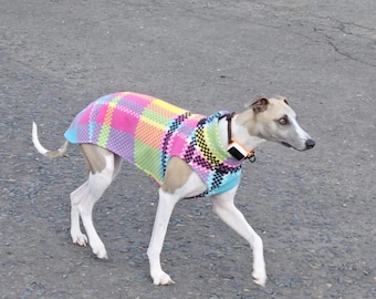 Whippet polar fleece vest/jumper top, made to measure and standard sizes