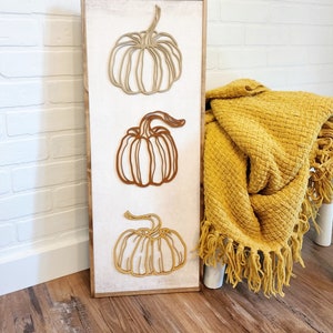 Wood Pumpkin Sign For Fall, Fall Home Decor, Fall Wood Sign, Pumpkin Decor, Fall 2022 Decor, Fall Decorations, Autumn Decor, Thanksgiving