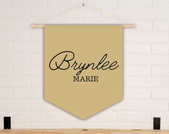 Benutzerdefinierte Name Banner, personalisierte Name Banner für Kinderzimmer, Baby Name Banner, Spielzimmer Dekor, Baby Namen Schild, Name Wimpel, Kinderzimmer Dekor