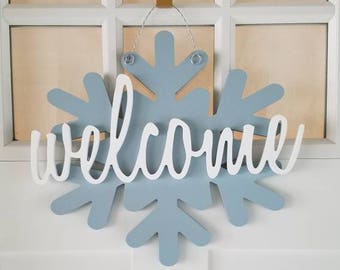 Winter Door Decor Etsy