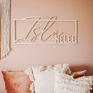 Baby Girl Name Sign, Wooden Name Sign, Boho Name Sign, Baby Shower Gift, Baby Name Sign, Nursery Name Sign, Nursery Letters, New Mom Gift