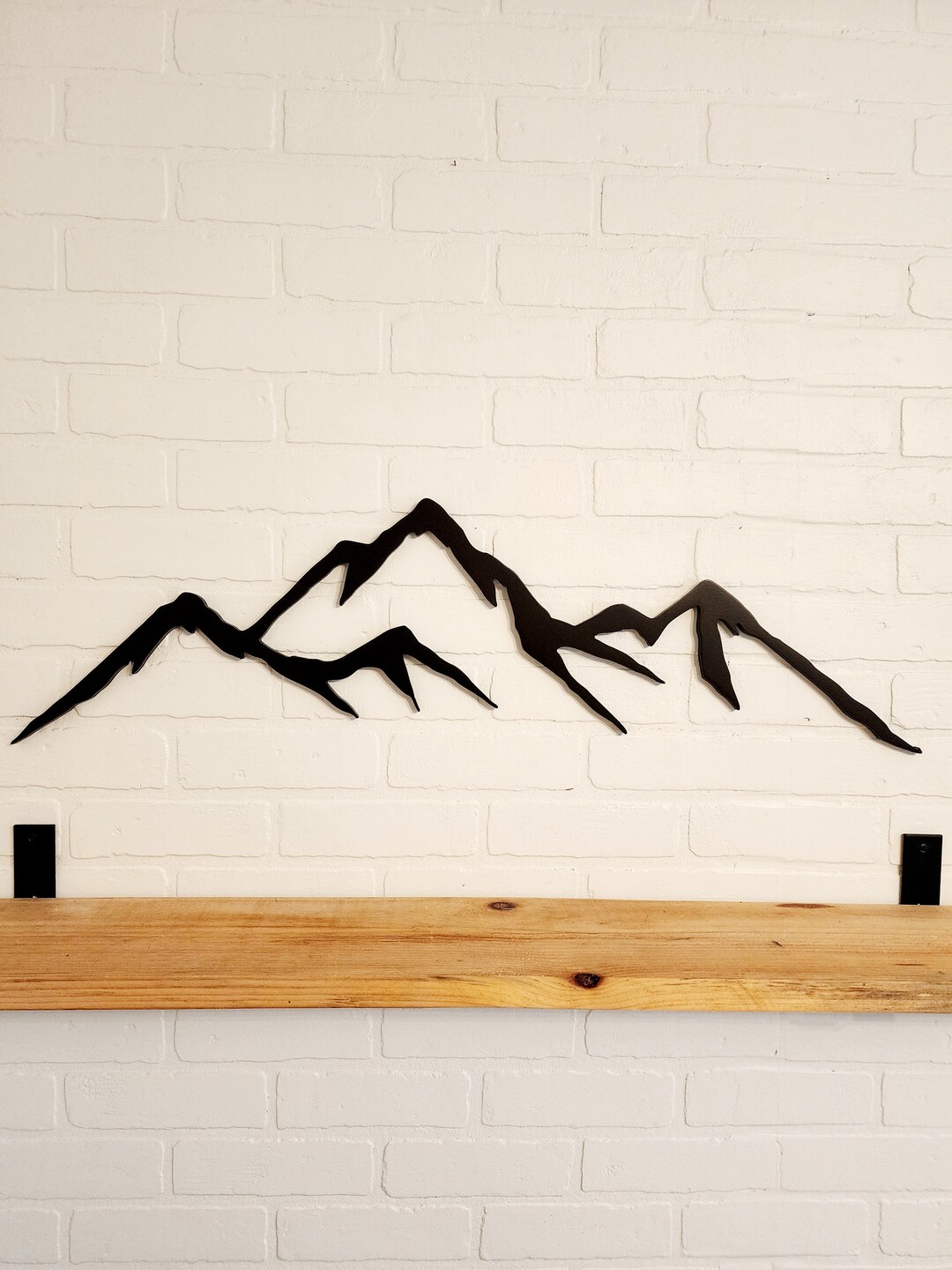 Mountain Wall Art, Mountain Peak Cutout, Nursery Decor, Nature Wall Art