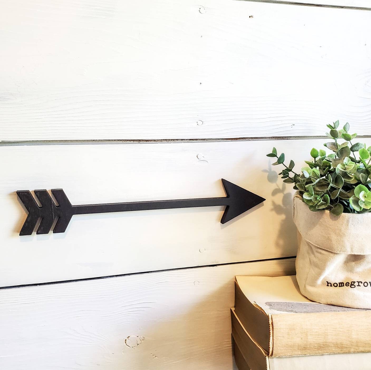 ONE Wood Arrow Wooden Arrow Wall Decor Arrow Wall Decor Etsy