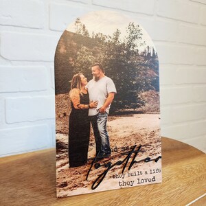 Photo On Wood, Picture On Wood, 5th Anniversary Gift, Photo Gift, Wood Anniversary Gift, Gift For Wife, Wood Gifts For Him, Custom Photo image 2