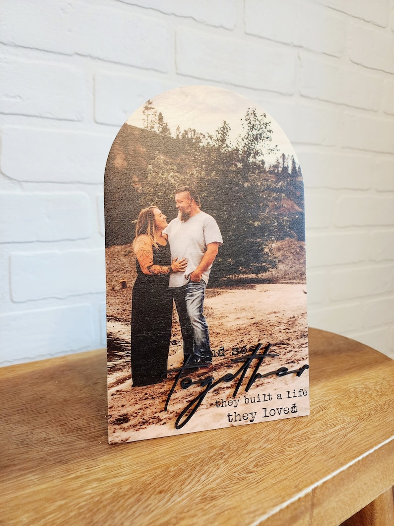 Photo On Wood, Picture On Wood, 5th Anniversary Gift, Photo Gift, Wood Anniversary Gift, Gift For Wife, Wood Gifts For Him, Custom Photo image 2