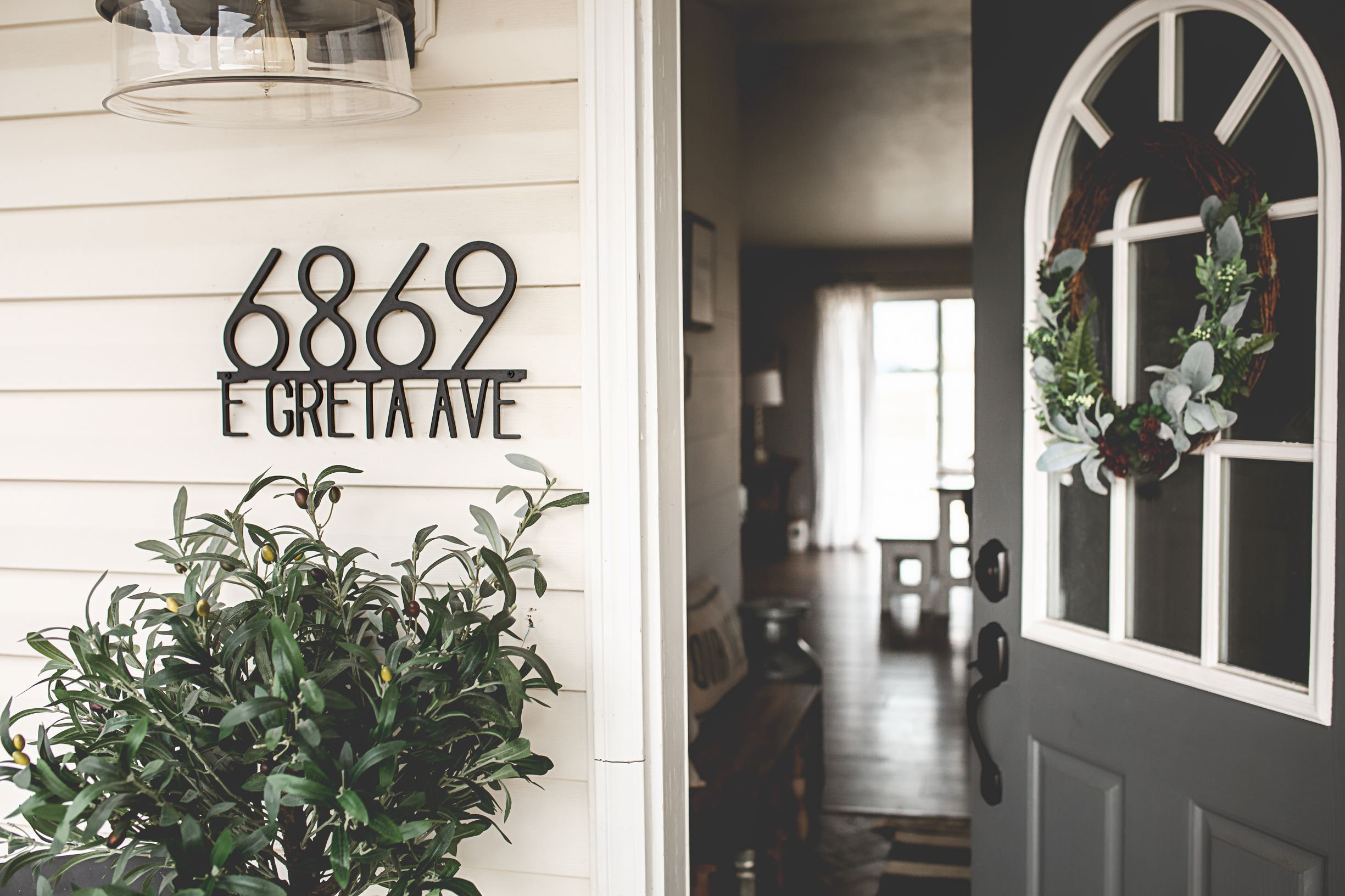 Address Sign, Modern House Numbers, House Number Sign, Personalized A…