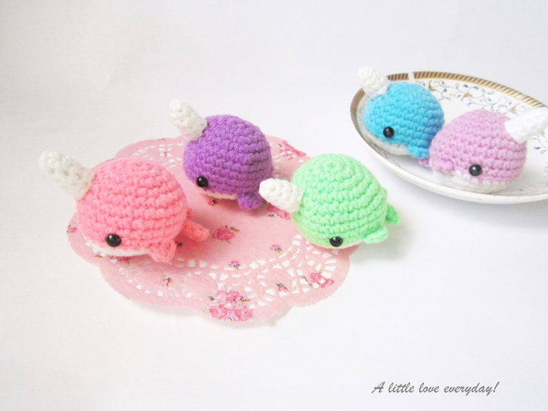 kawaii narwhal plush