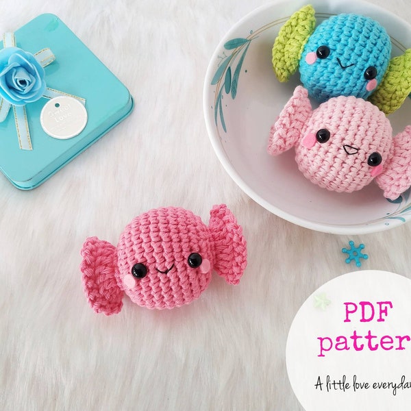 Amigurumi candy pattern/ kawaii candy amigurumi / amigurumi sweet / crochet candy pattern