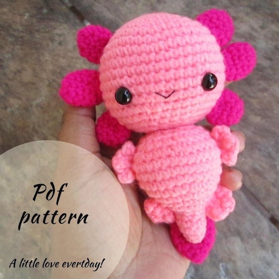 Amigurumi Axolotl Pattern/ Crochet Pattern/ Amigurumi Pattern