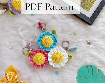 Crochet daisy flower pattern / amigurumi daisy flower pattern / crochet flower pattern / small daisy pattern