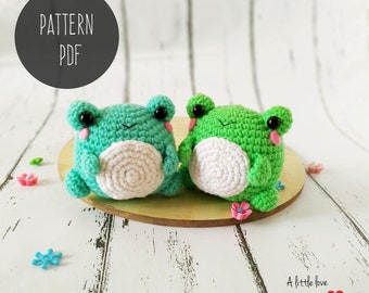 Amigurumi Frog pattern / kawaii amigurumi pattern / Frog crochet pattern / amigurumi frog / cute frog / Valentine's amigurumi pattern