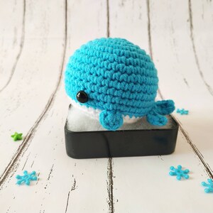 Amigurumi Narwhal pattern/ amigurumi Whale pattern/ crochet Narwhal pattern/ crochet Whale/ kawaii amigurumi / Crochet sea creatures image 6