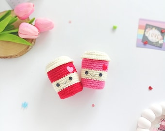 Amigurumi Latte Crochet Pattern: Valentine's Day Coffee (PDF)