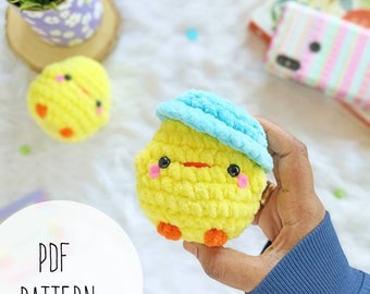 Amigurumi plush chick pattern/ crochet chick pattern/ plush amigurumi/ Easter chick pattern