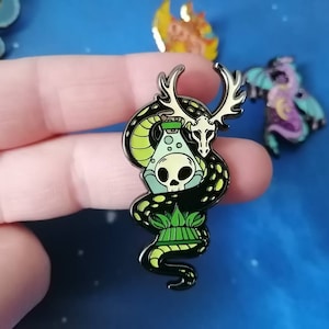 Poison Wyrm - hard enamel pin - Kickstarter funded