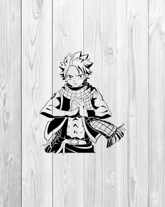 Download Items similar to Fairy Tail Natsu svg, Anime svg, Cartoon ...