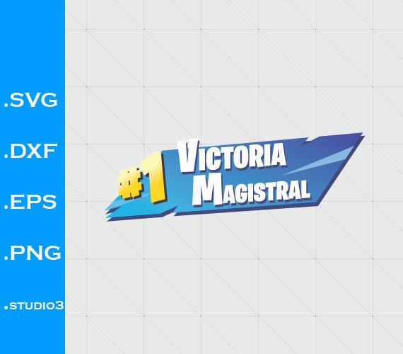 Items similar to Victoria Magistral Fortnite Inspired, SVG, logo, games