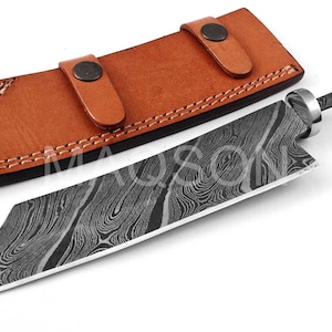 Damascus blade.Kitchen knife, Damascus Blank NEW grain.4318