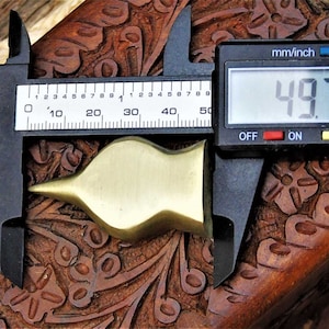 Knife making brass bolster for Bowie knife making Knife Making 665EA2