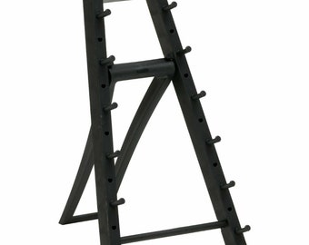 Soporte para cuchillos para hasta 6 cuchillos, negro, portacuchillos, plástico, soporte