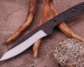 Hunting Nicker (Carbon Steel 1095] Knife Making Blank Blade Nicker 807EA