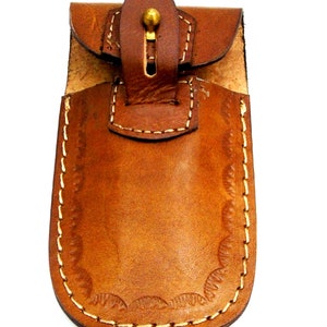 Custodie in pelle, coltello in pelle di vacchetta, borsa per coltello, fodero per coltello tascabile 6151EA