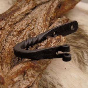 Medieval wall hook, hand-forged from carbon steel 4265
